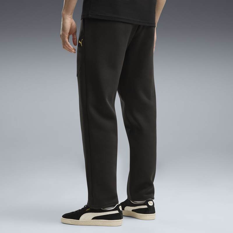 MCFC LW PUMATECH SWEATPANTS - PUMA Black-Yellow Blaze